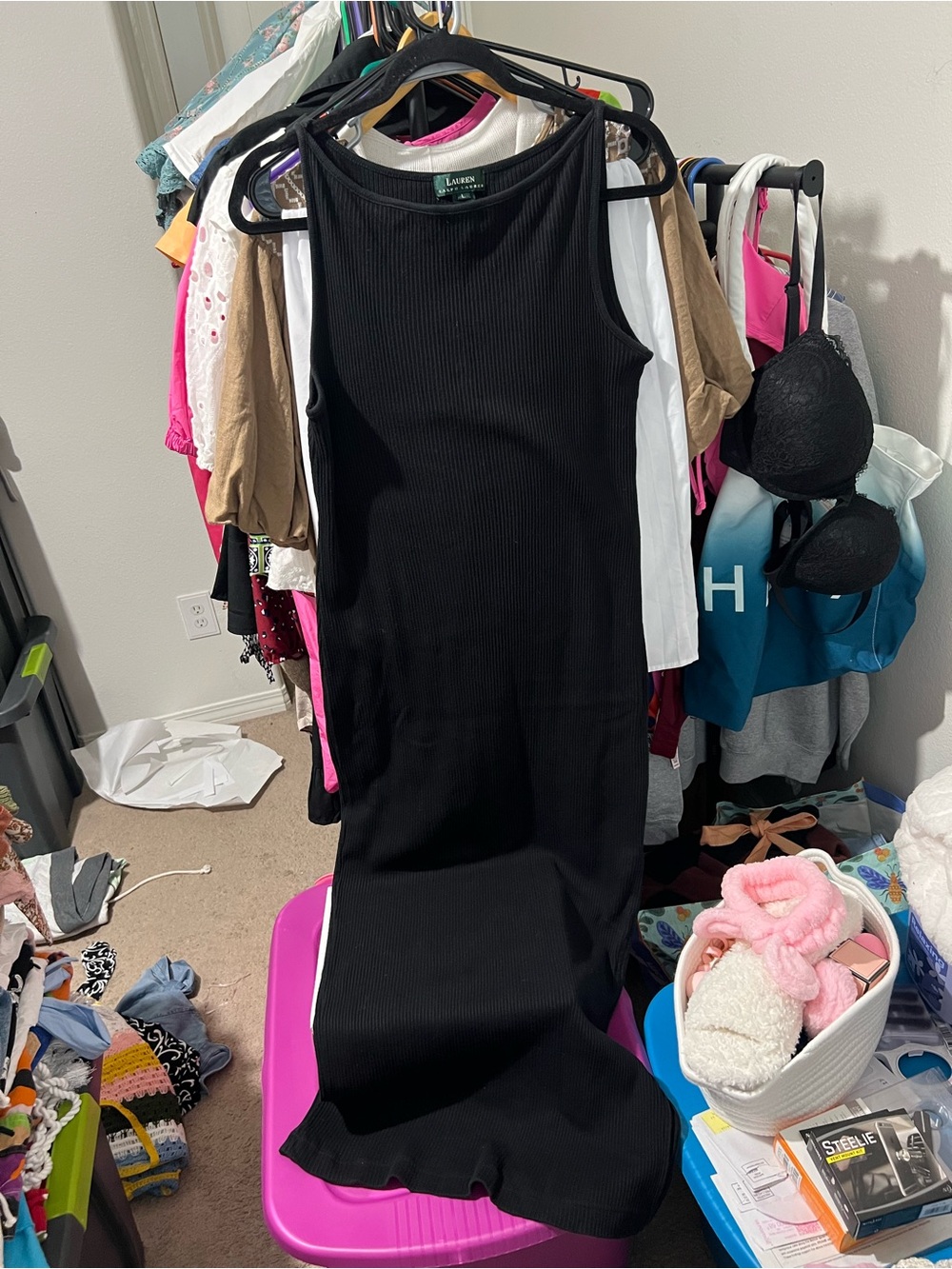 Ralph Lauren Black Sleeveless Maxi Dress